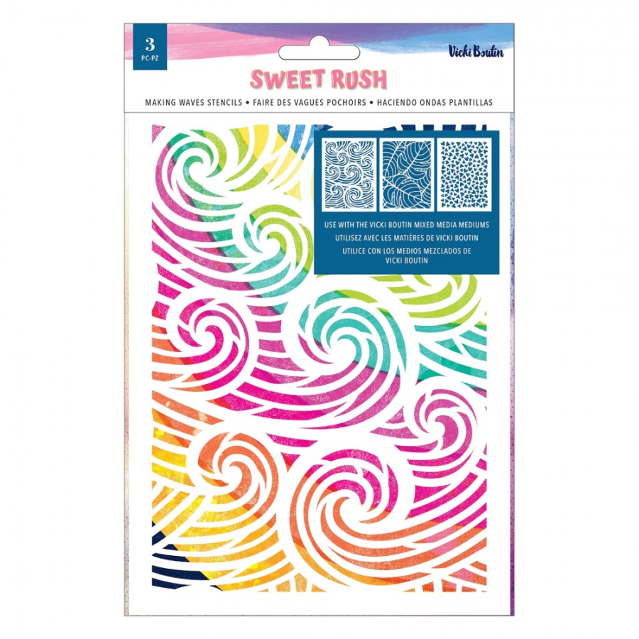 Stencil Sweet Rush - Vicki Boutin