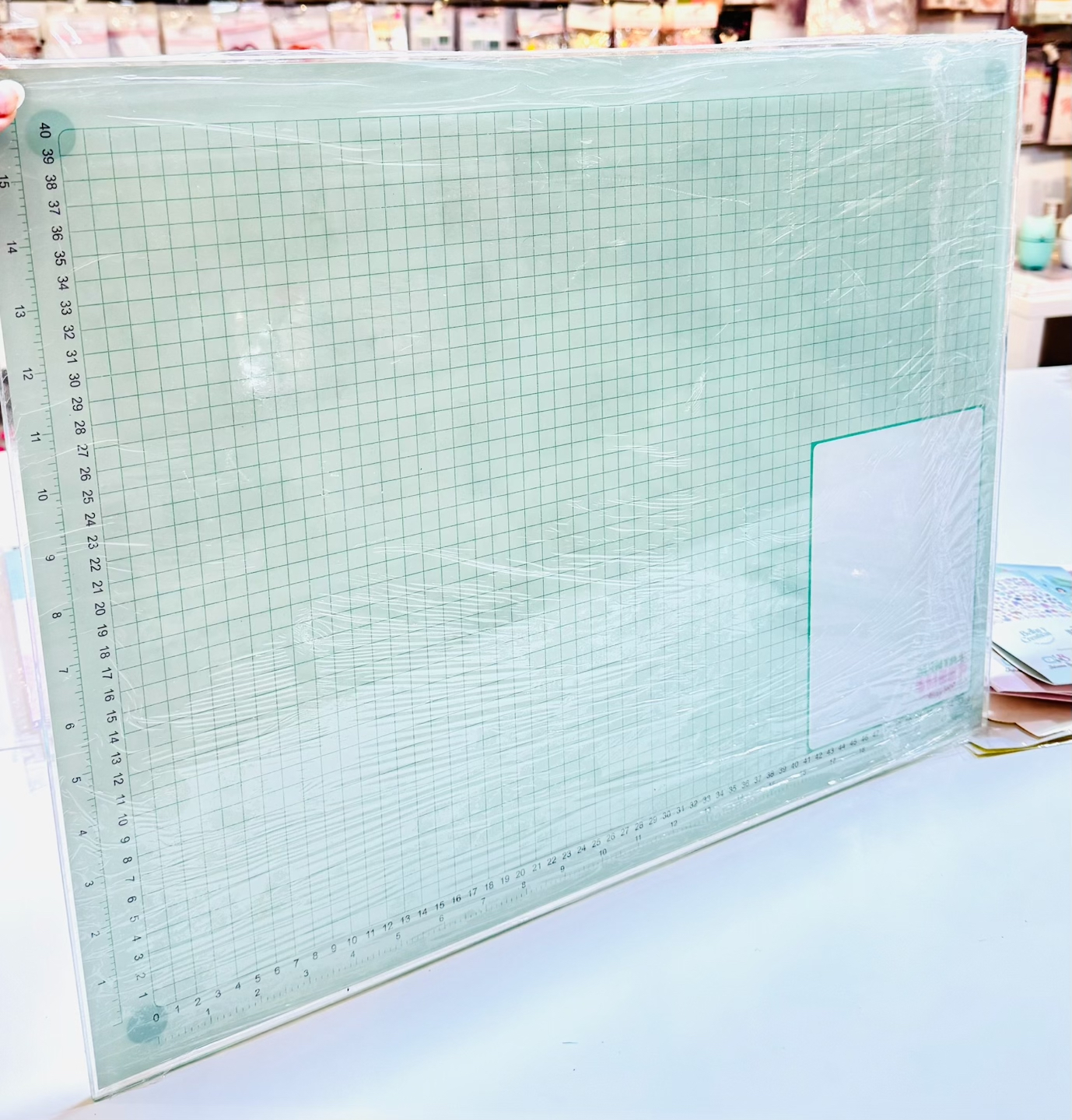 Mat de Vidrio 22x16" Menta - Menta Sheep