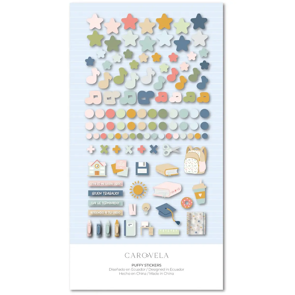 Puffy Sticker Recreo - Basic Crea