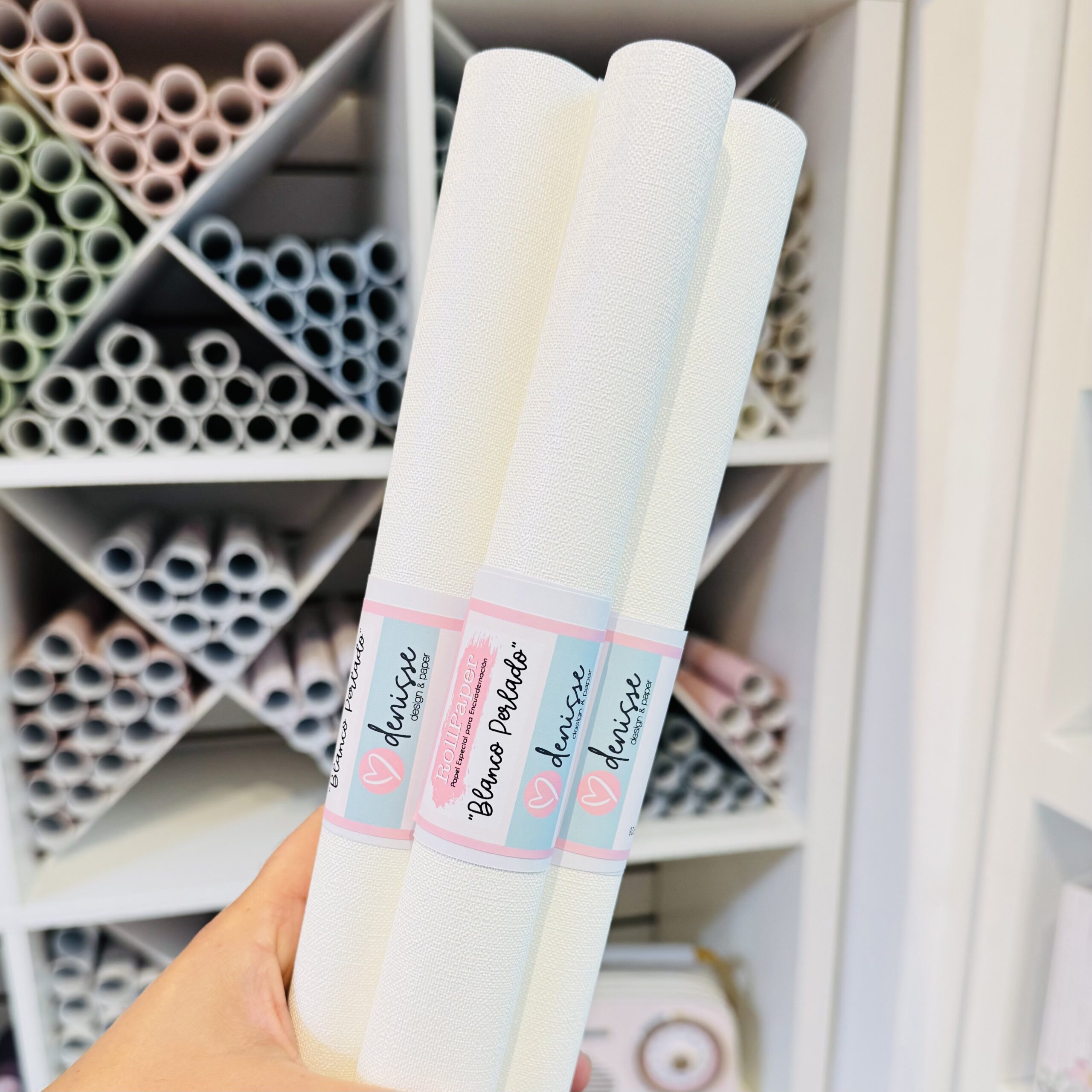 RollPaper - Blanco Perlado