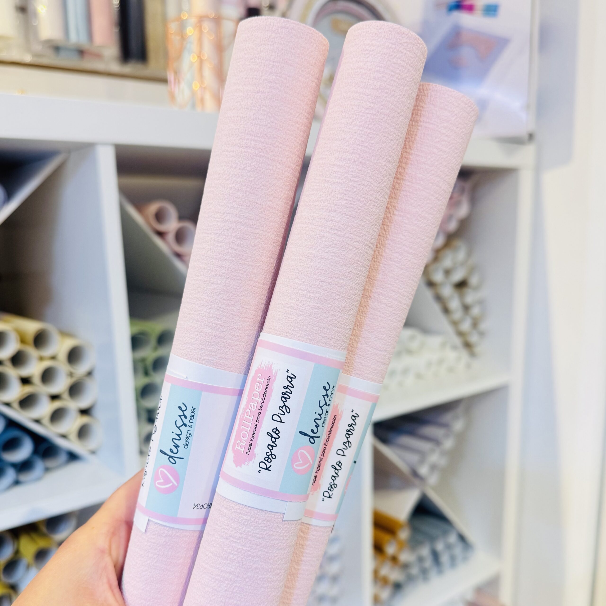 RollPaper - Rosado Pizarra