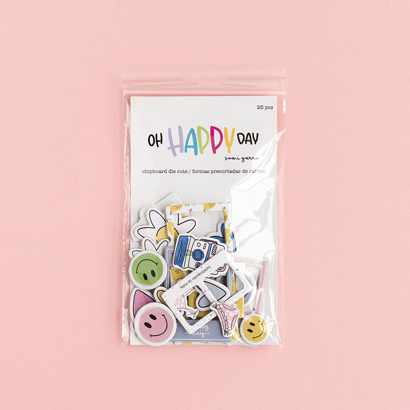 Chipboard Oh Happy Day - Basic Crea