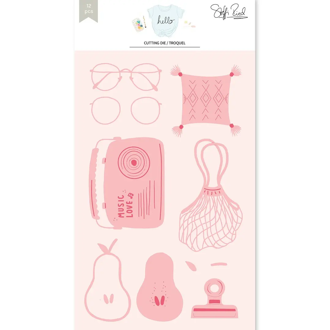 Troquel Elements Hello - Lora Bailora
