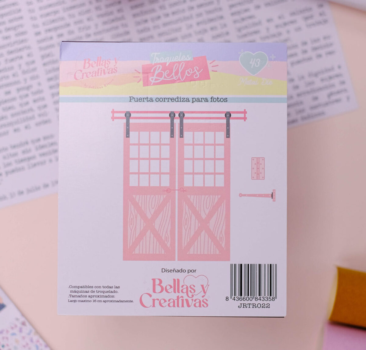 Troquel Puerta corrediza - Bellas Creativas