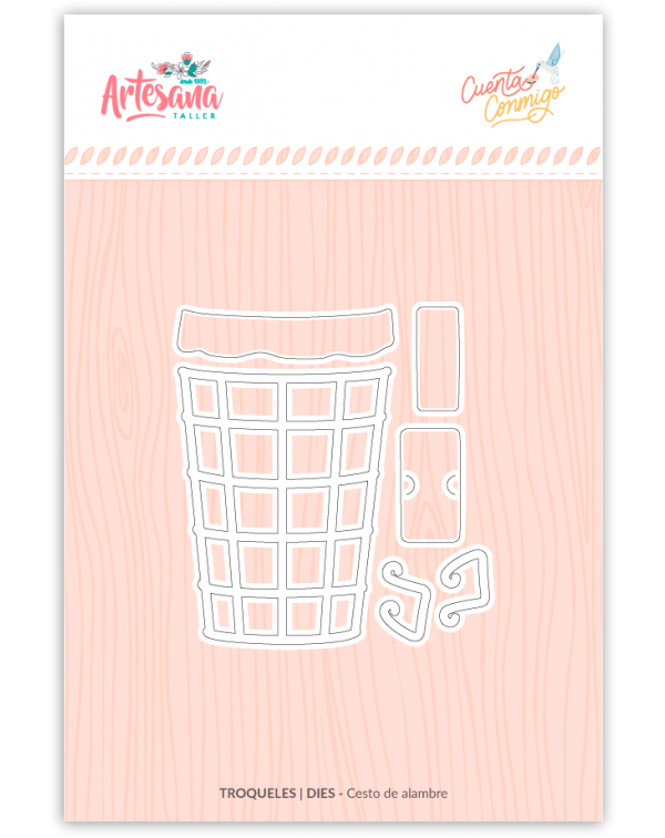 Troquel Cesto de alambre - Artesana Taller