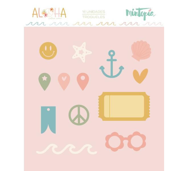 Troquel Aloha Tickets e iconos - Mintopia
