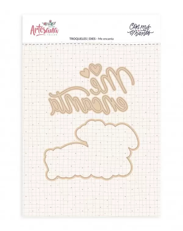 Troquel Me encanta - Artesana Taller