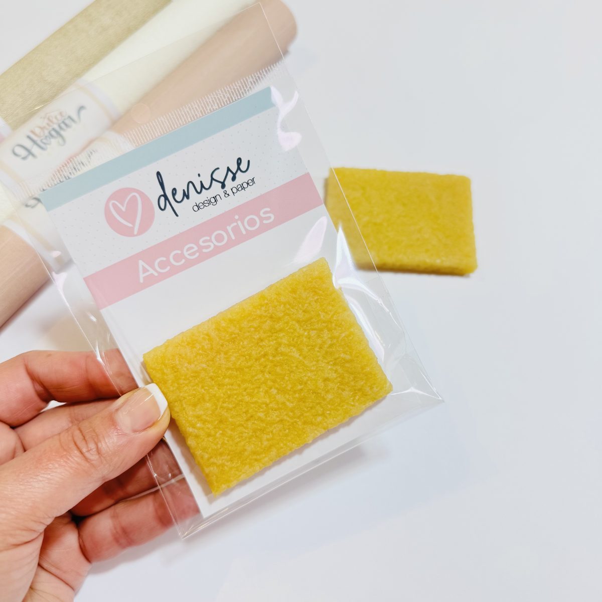 Goma para borrar pegamento y residuos