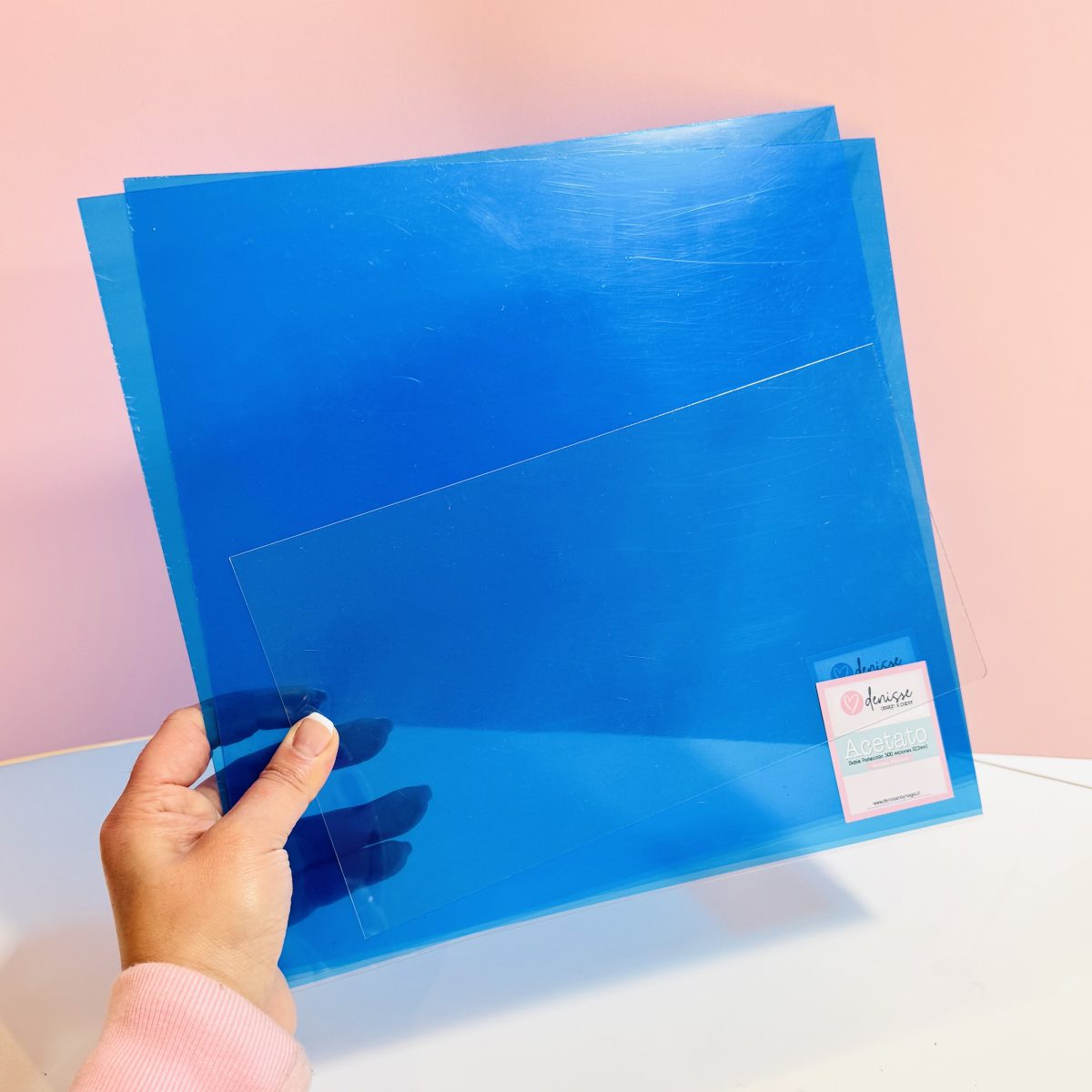 Acetato doble protección 500 micrones (0,5mm)