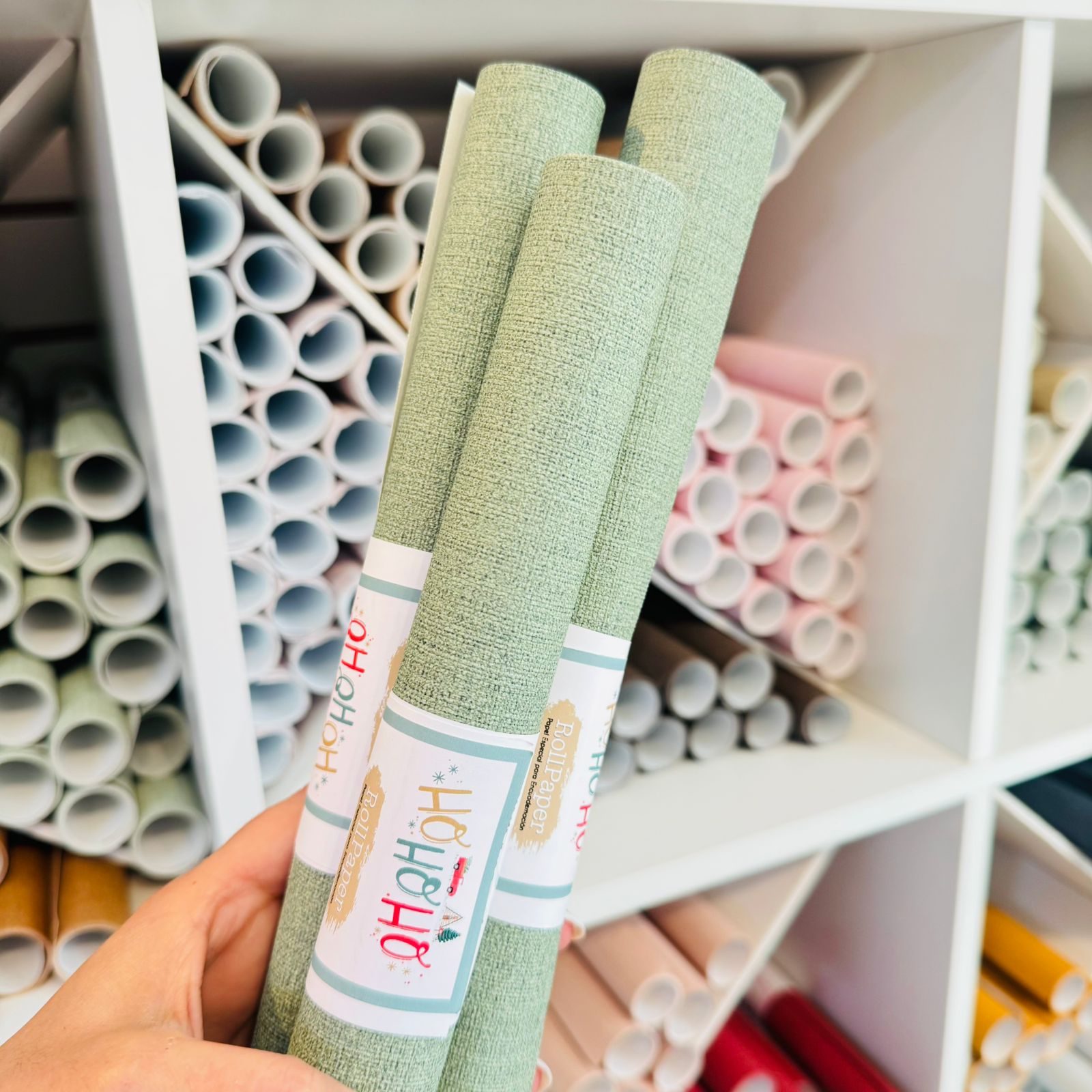 Roll Paper - Verde Muerdago