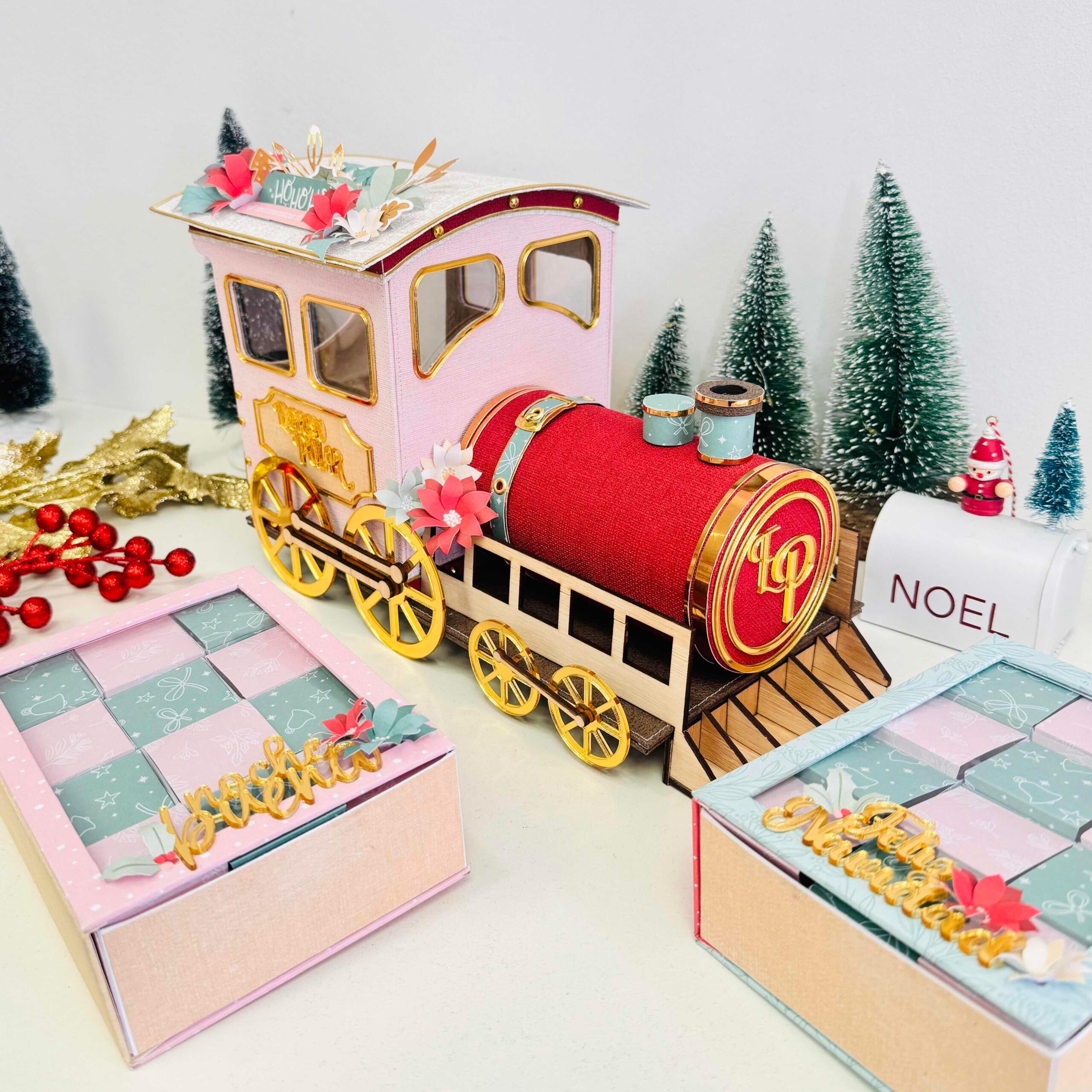 Solo Estructura + metacrilato Expreso Polar, videos + patrones