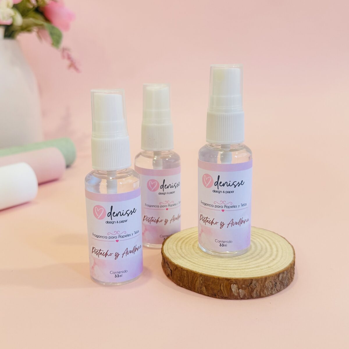 Fragancia para papeles y telas Pistacho y Avellana