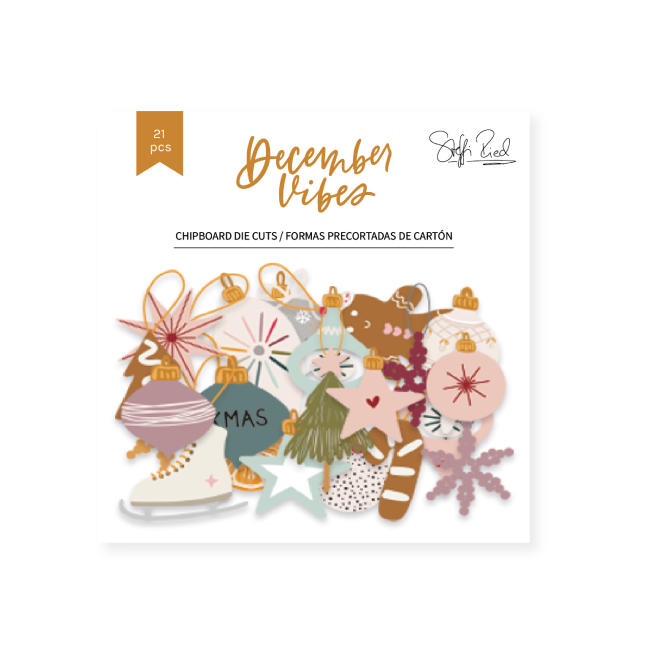 Chipboard "December Vibes" - Lora Bailora