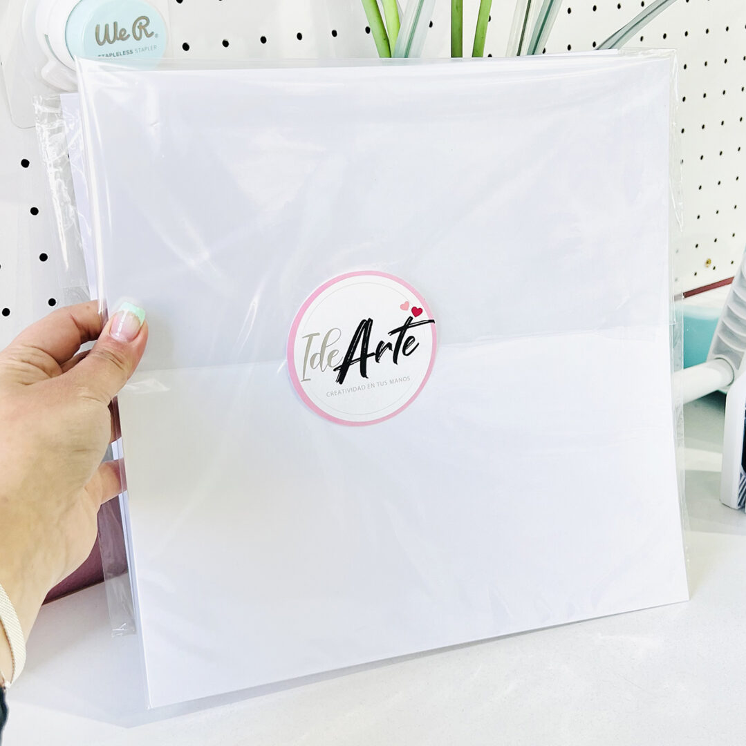 Pack Opalina Lisa 250grs. Blanco – 30×30cm. 10 unidades