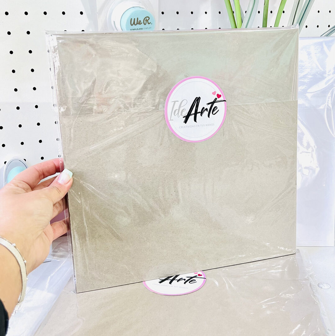 Pack Cartón Gris Chipboard 2 mm 30×30 cm – 5 unidades