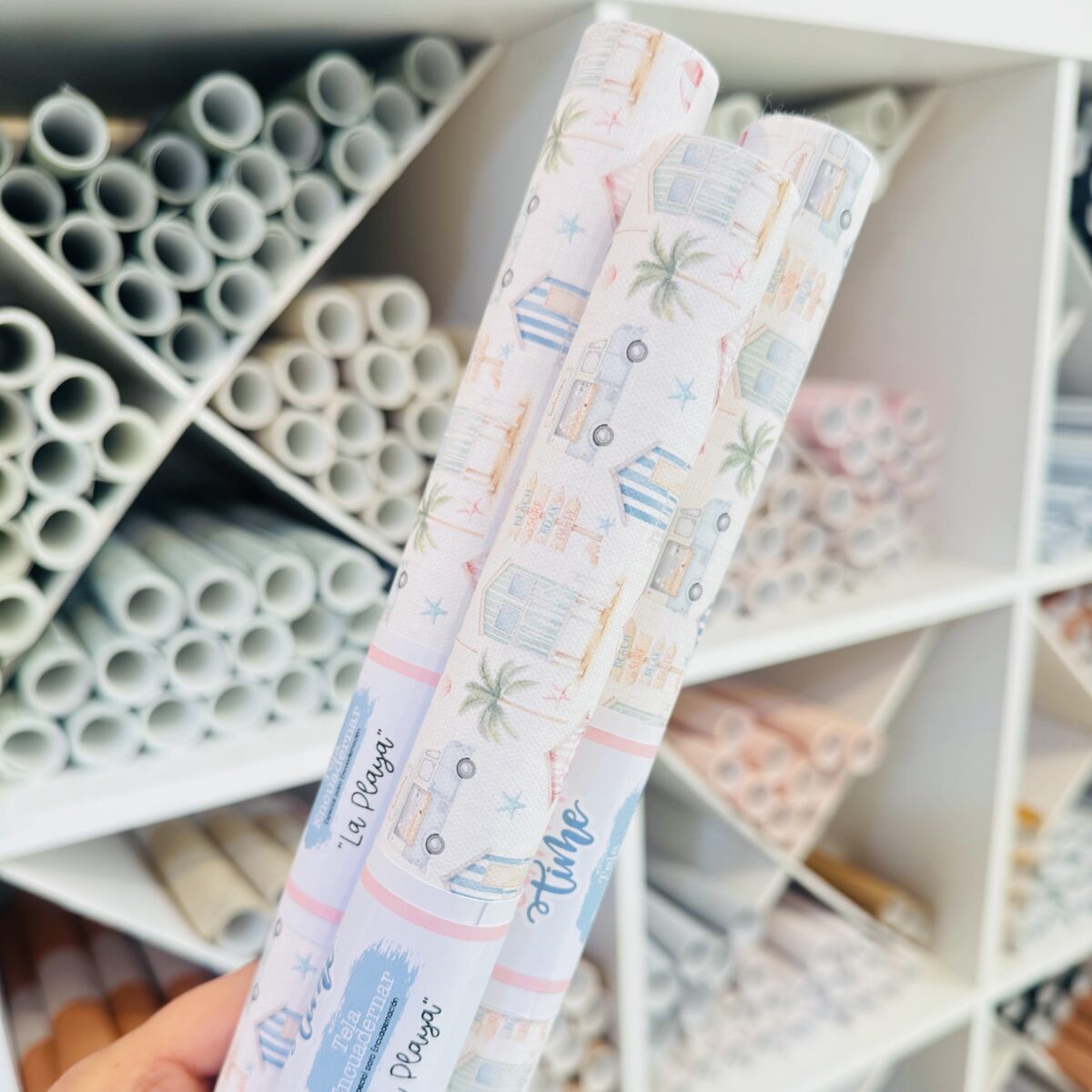 Tela Encuadernar - La Playa