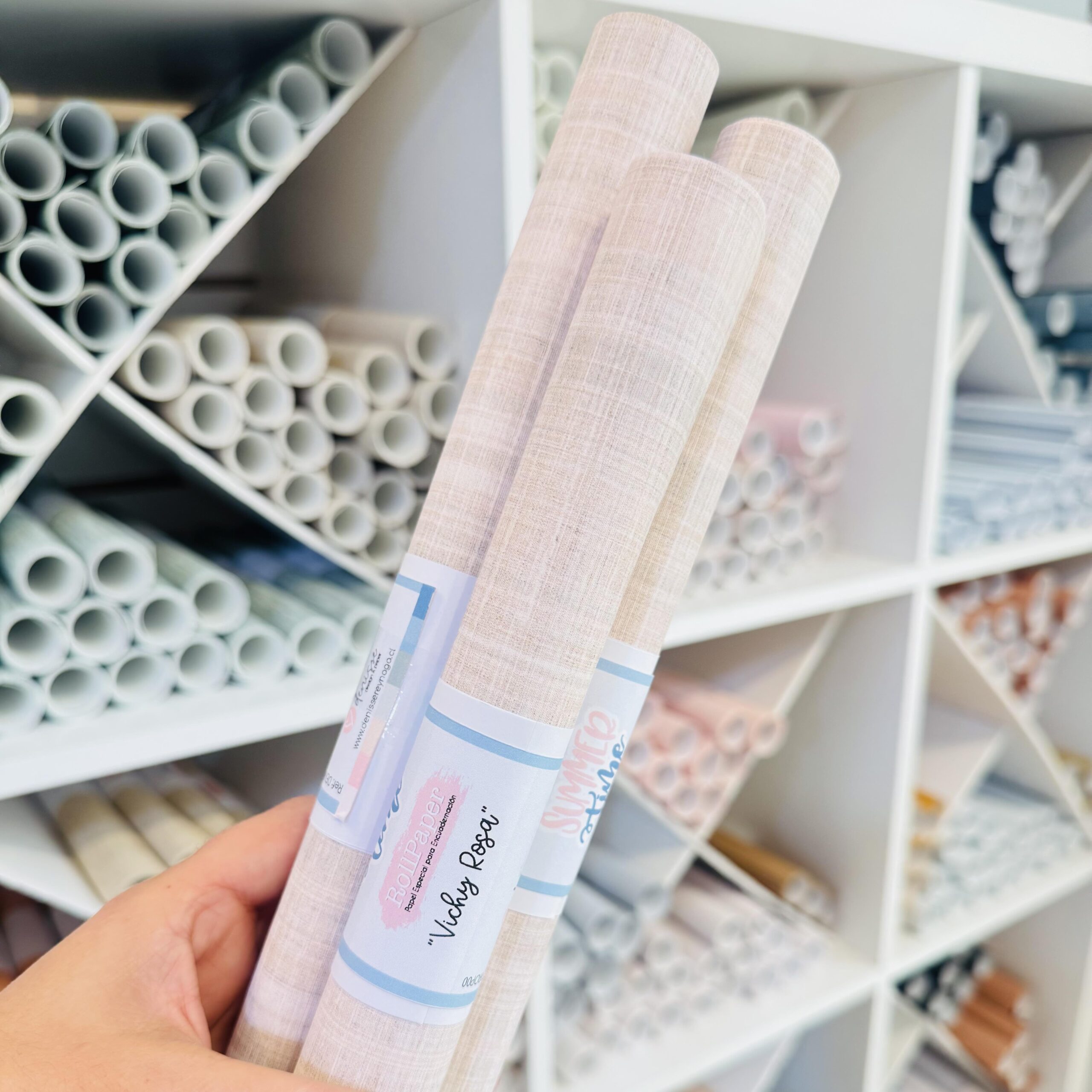 - RollPaper - Vichy Rosa