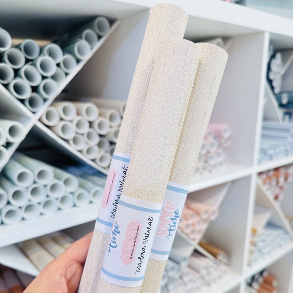 - RollPaper - Madera Natural Summer