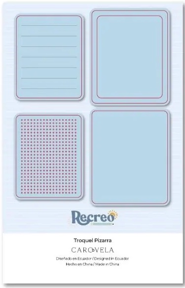 Troquel Pizarra - Caro Vela